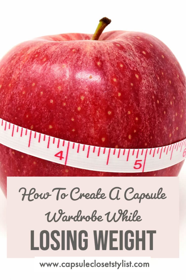 losing weight and your capsule closet