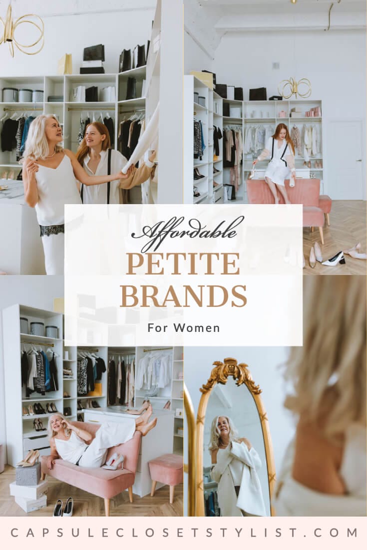ladies shopping for petite brands