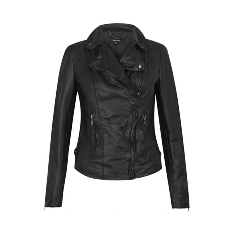 A Black biker jacket