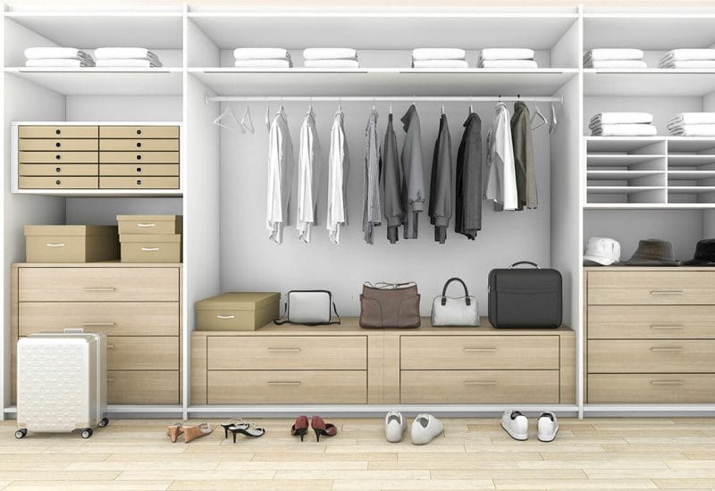 a minimalist wardrobe